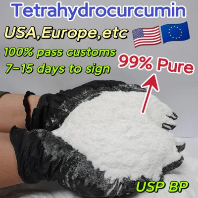 China-Lieferant, kosmetischer Rohstoff 99 % reines Tetrahydrocurcumin, Tetrahydrocurcuminoide, Thc-Pulver zur Hautaufhellung, Sicherheitszoll